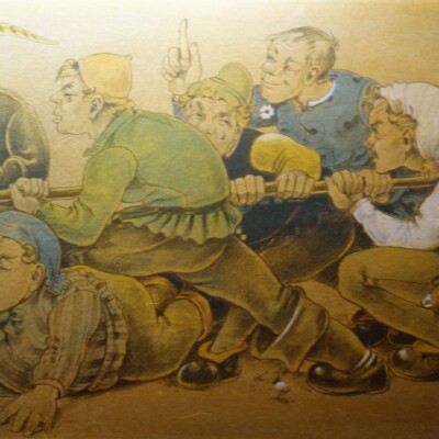 Die sieben Schwaben (Hans Lang, österreichischer Maler, Graphiker und Publizist, 1898-1971)