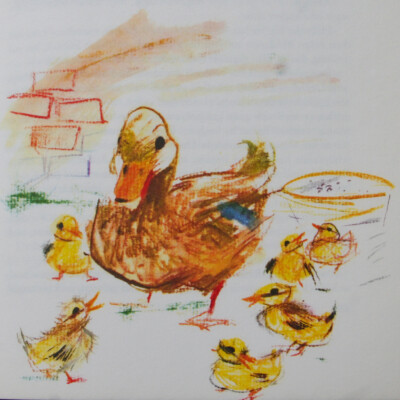 Das hässliche junge Entlein (Illustration von Janusz Grabianski)