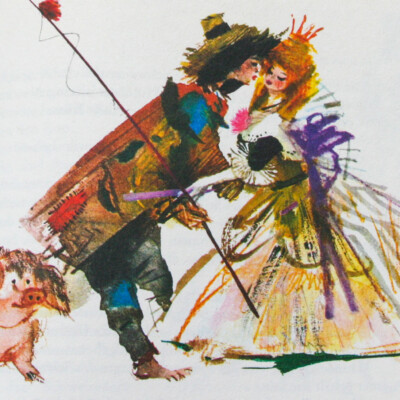 Der Schweinehirt (Illustration von Janusz Grabianski)