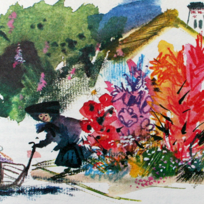 Die Schneekönigin (Illustration von Janusz Grabianski)