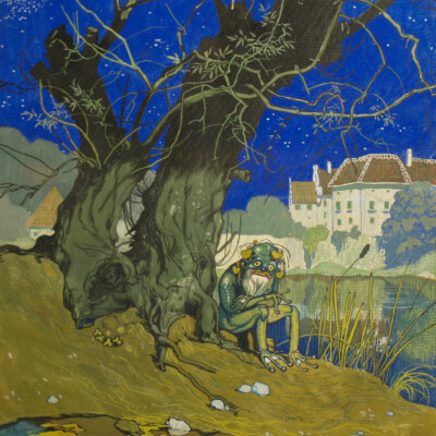 Illustration von Franz Wacik (1883-1938, österreichischer Maler und Grafiker)