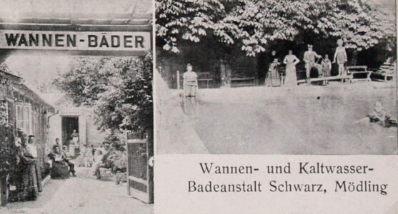 Wannen- und Kaltwasser-Badeanstalt.