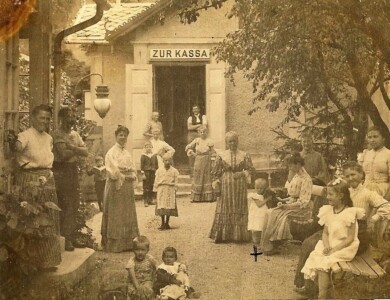 Schwarzbad im Jahr 1905.