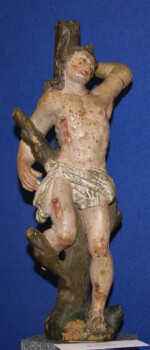 Hl. Sebastian, Holzschnitzarbeit