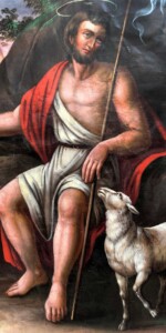 Fahne der Fleischhauer aus dem Jahr (1782?) 1858 - Rückseite Fleischhauerfahne