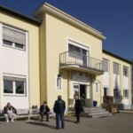 Außenansicht der Moschee in der Grenzgasse