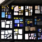 Betondickglasfenster der Herz-Jesu-Kirche