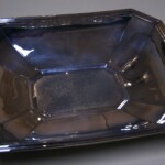 Taufkanne, graviert: Gewidmet der evangelischen Kirche in Mödling im Jahre 1875 von Herrn Fried Tankel, Herrn J.K. Thirring, Herrn Johann Pötsch und Herrn Karl Mittermayer