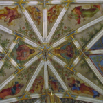 Deckenfresko in der Spitalkirche, Brüder Franz (1840–1890) und Karl (1835–1907) Jobst