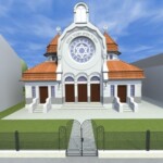 Digitale Rekonstruktion der Westfassade